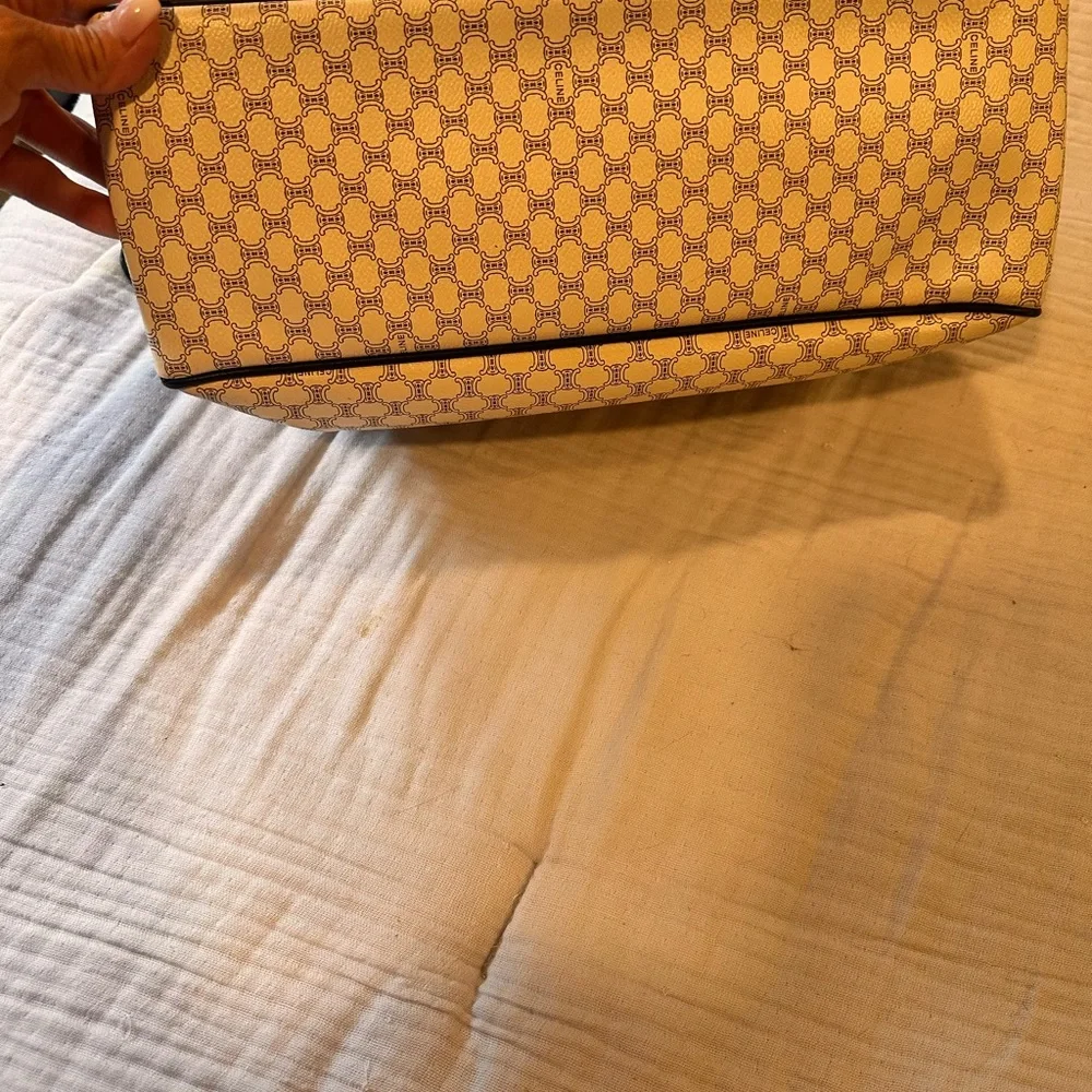Celine Black and Gold Satchel - Picture 2 of 5